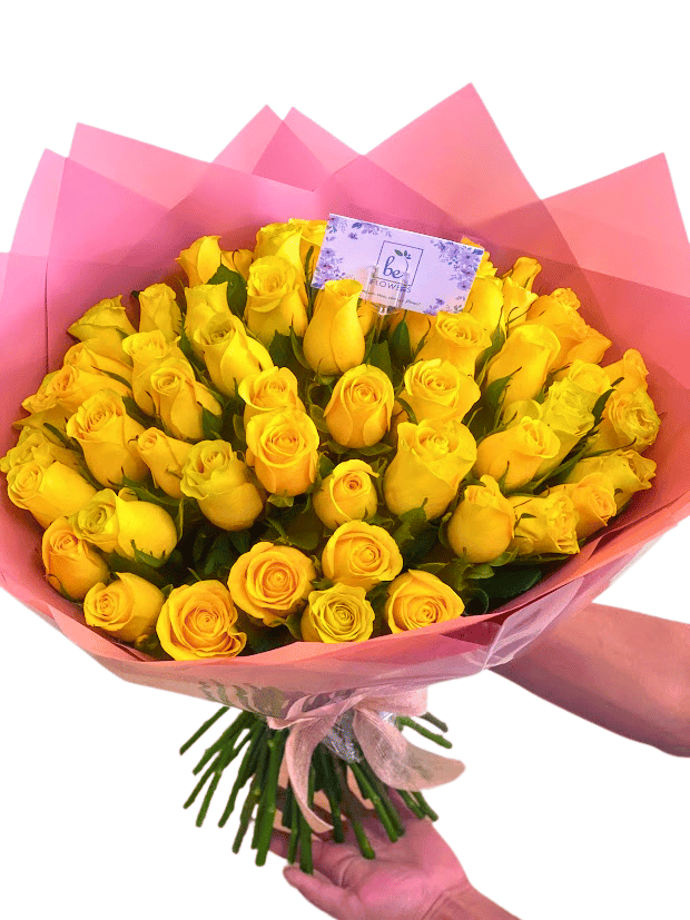 YELLOW LOVE ROSES, BOUQUET