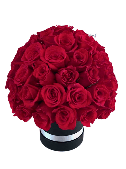 POEMA DE AMOR, arreglo floral con rosas rojas